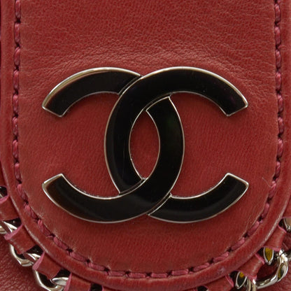 Chanel Lambskin Medium Madison Flap Red 9 of 9