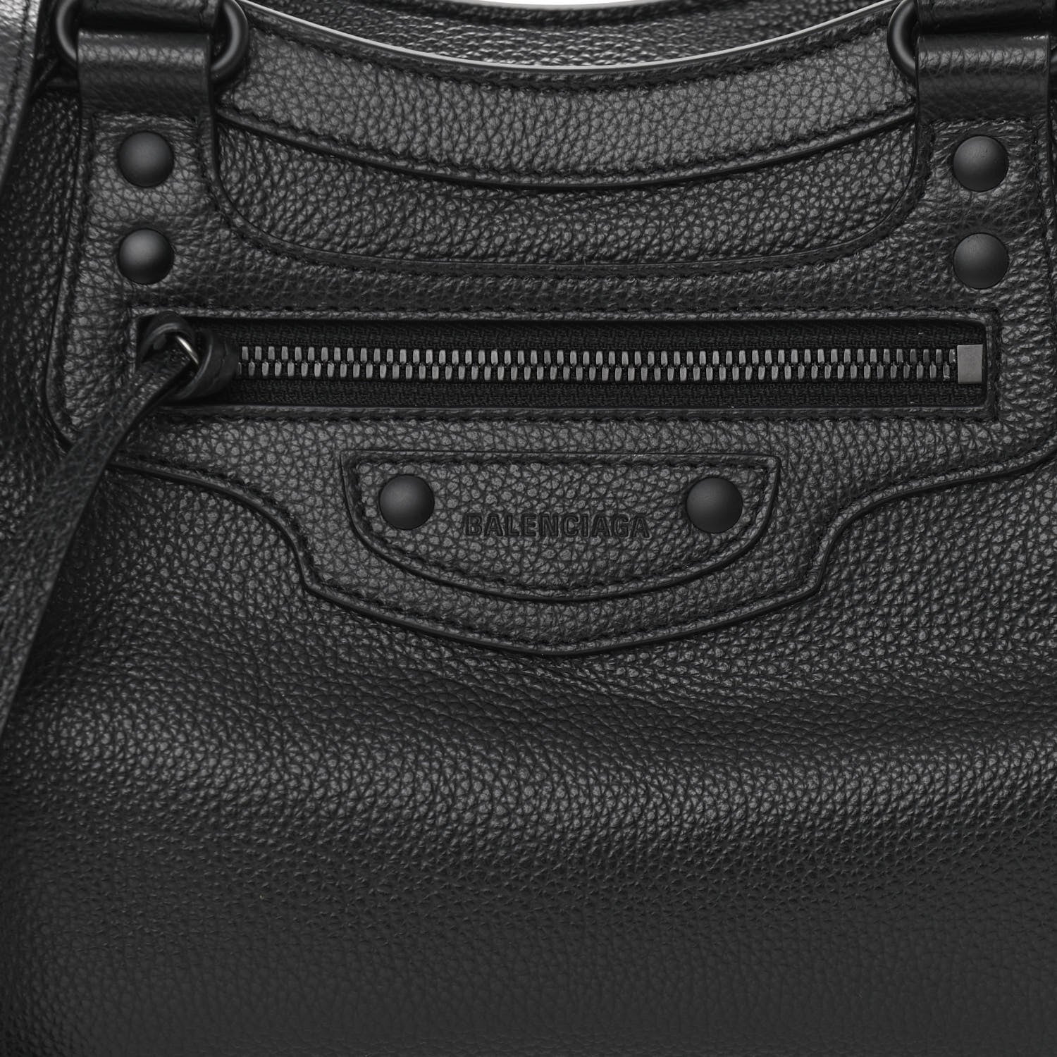 Balenciaga Grained Calfskin Neo Classic Black Hardware S City Black 8 of 10