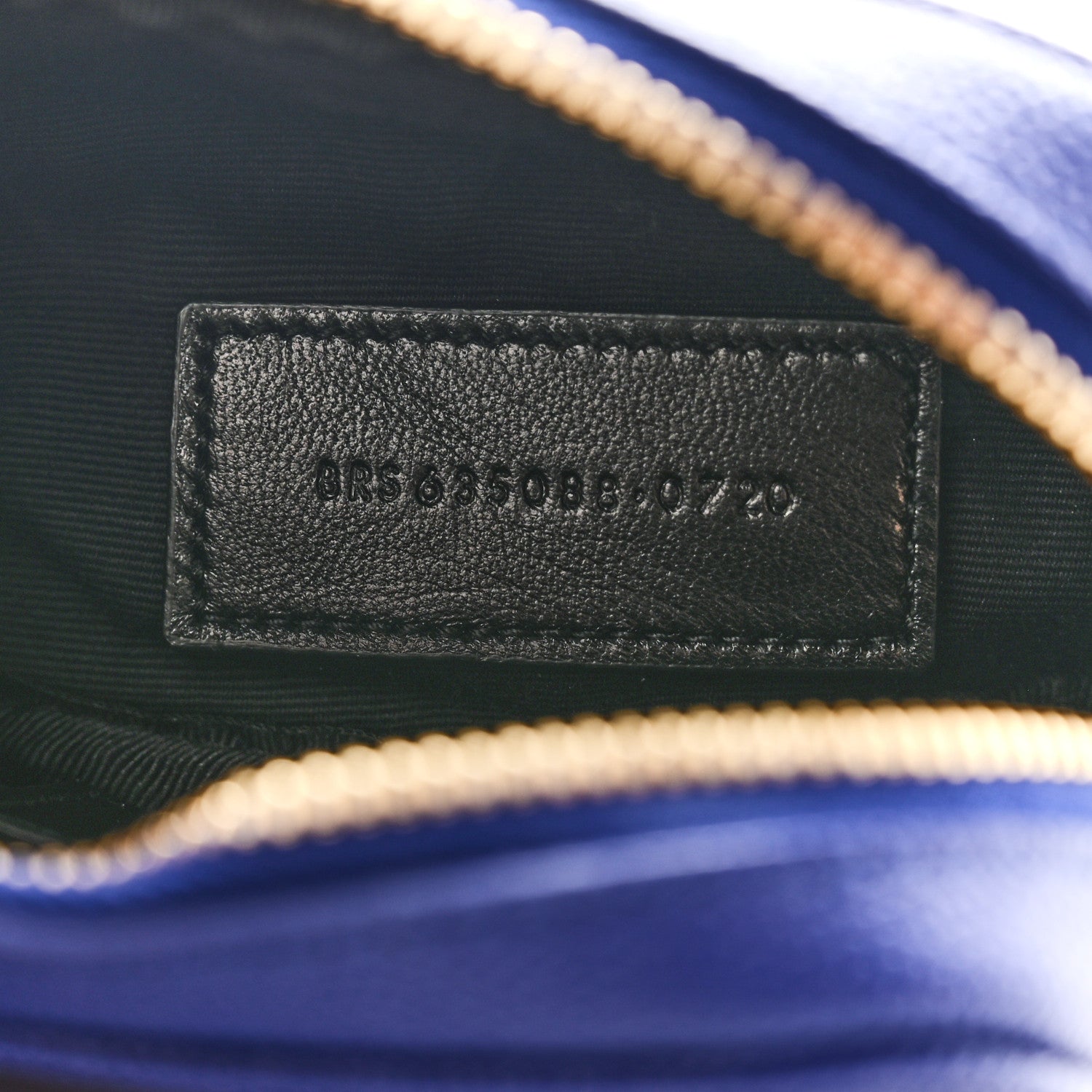 Saint Laurent Grain De Poudre Matelasse Monogram Baby Lou Camera Bag Sapphire Blue 7 of 10