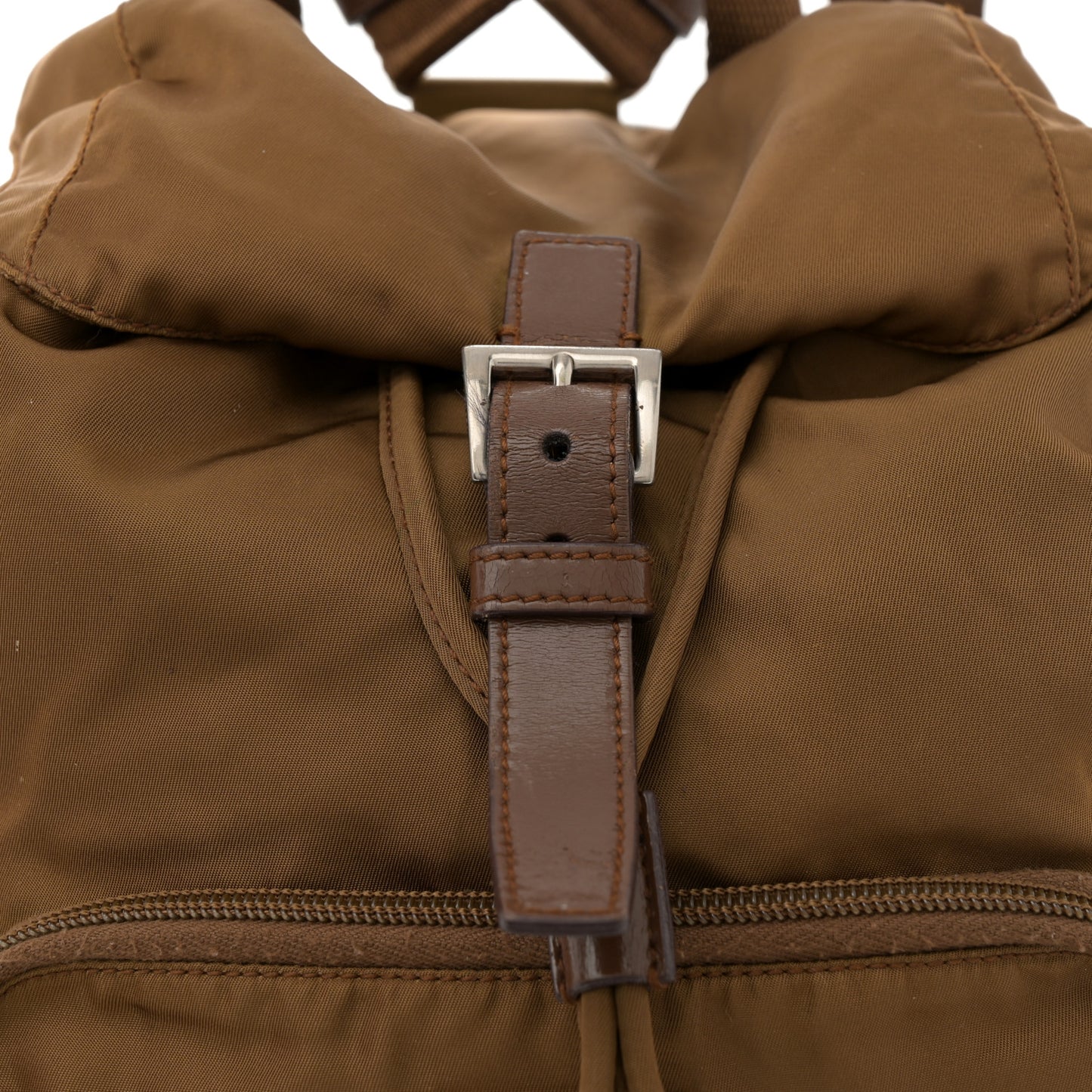 Nylon Vela Medium Cinch Backpack Sughero