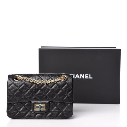 Chanel Aged Calfskin Quilted 2.55 Reissue Mini Flap Black 11 of 11