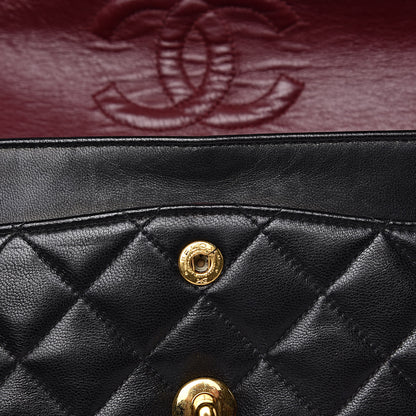 Chanel Lambskin Quilted Small Double Flap Black 14 of 14