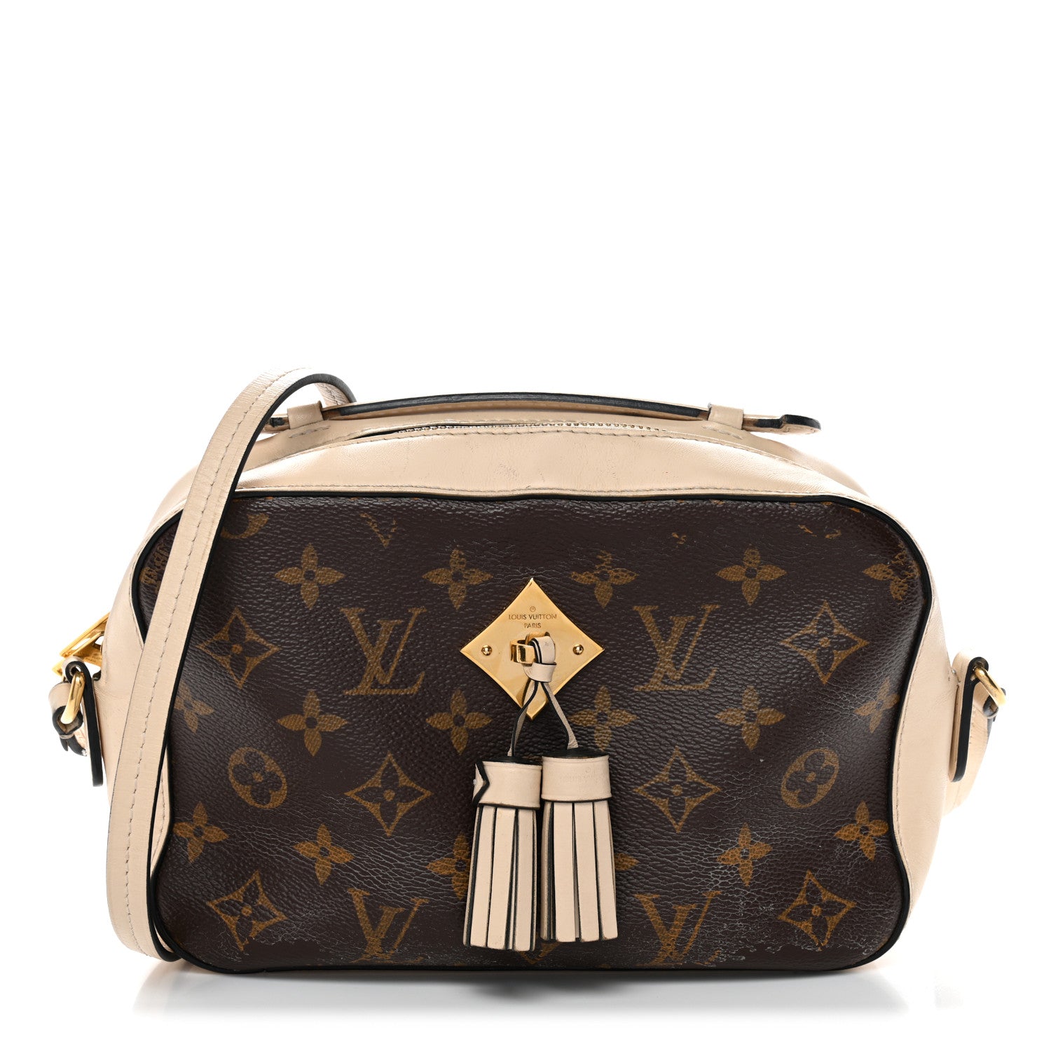 Louis Vuitton Monogram Saintonge Creme 1 of 15