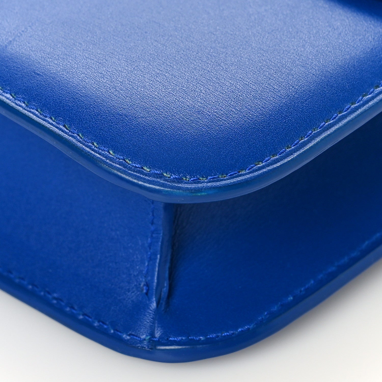 Saint Laurent Smooth Calfskin Carre Satchel Royal Blue 8 of 9