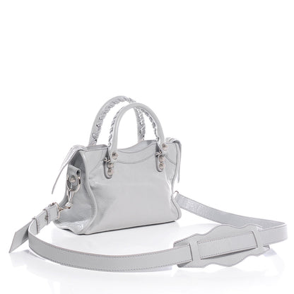 Balenciaga Agneau Giant 12 Silver Hardware Mini City Gris Glace 3 of 9