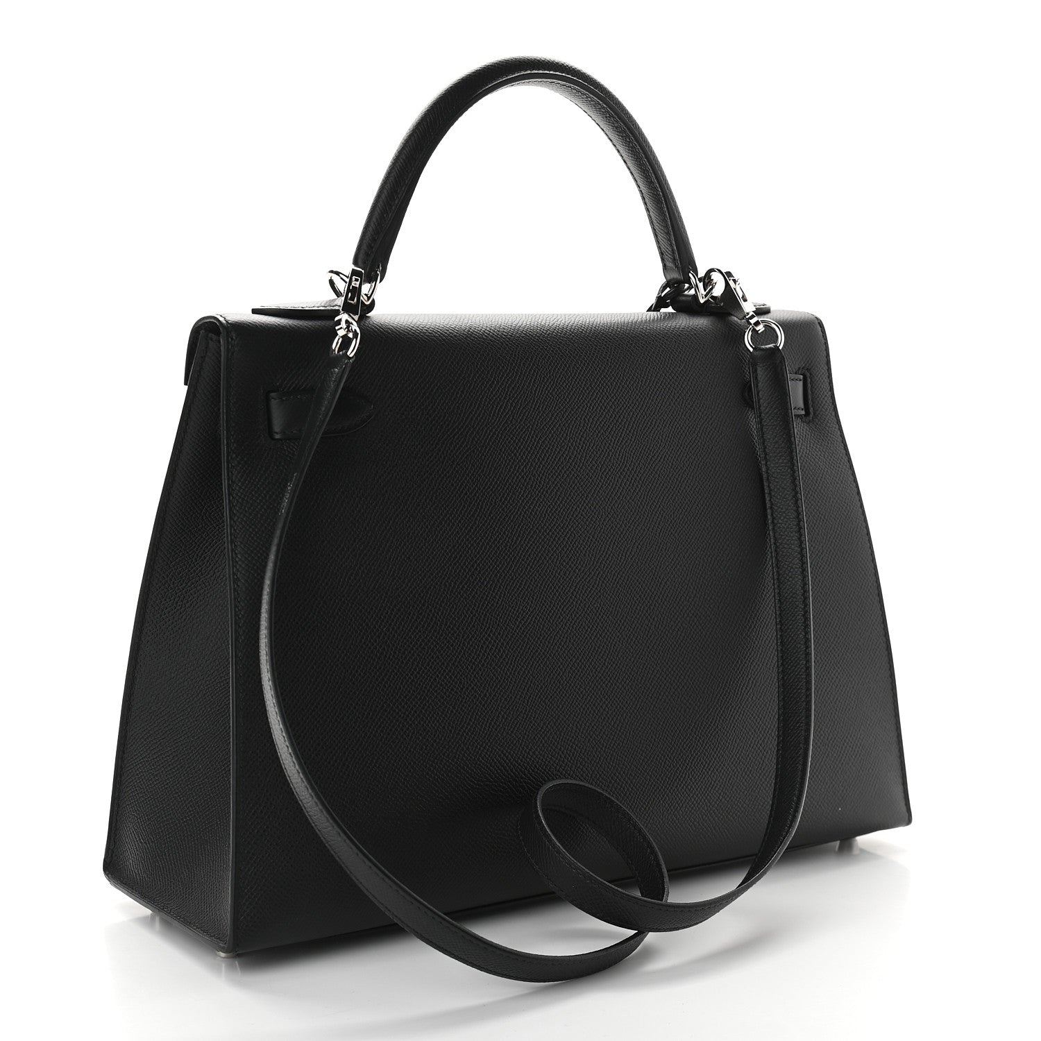 Hermes Epsom Kelly Sellier 32 Black 3 of 11