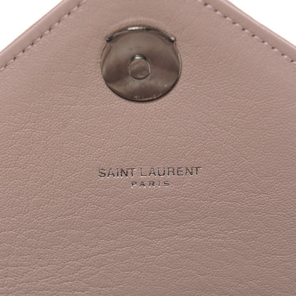 Saint Laurent Sheepskin Matelasse Chevron Monogram Medium College Bag Fard 5 of 7