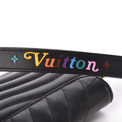 Louis Vuitton Calfskin New Wave Long Wallet Black 7 of 8