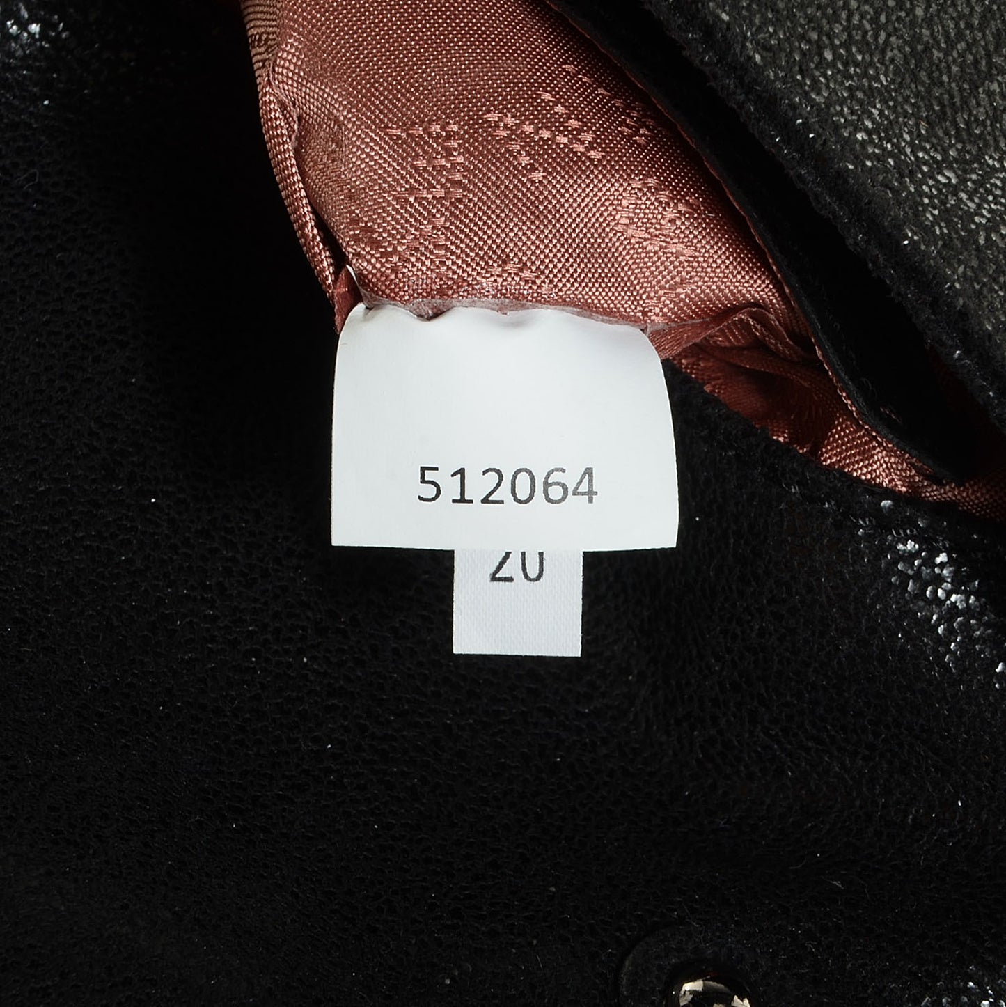 Faux Leather Shaggy Deer Falabella Crossbody Bag Black