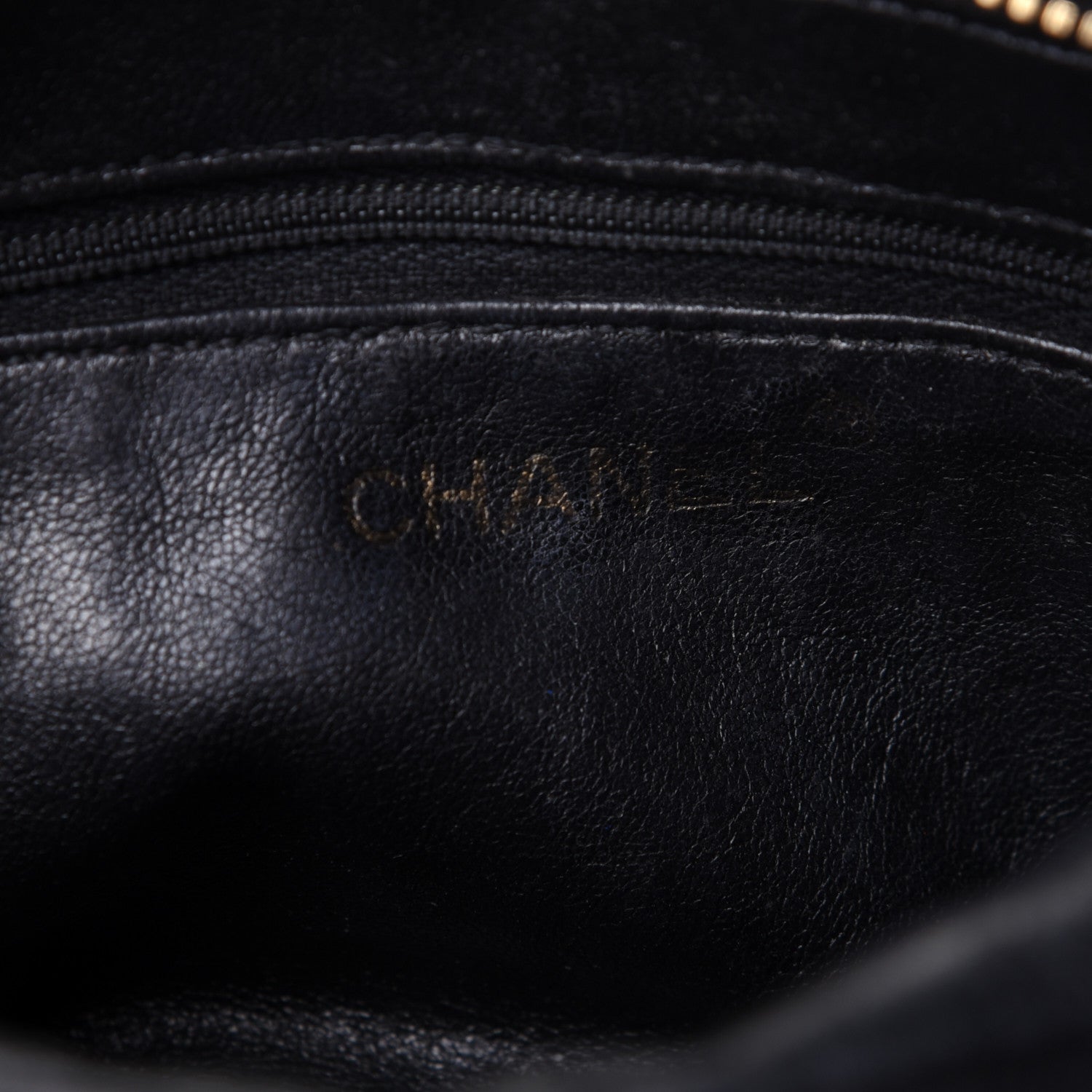 Chanel Lambskin Quilted Flap Camera Case Black 8 of 11