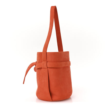 The Row Nubuck Mini Leo Bucket Bag Orange 3 of 9