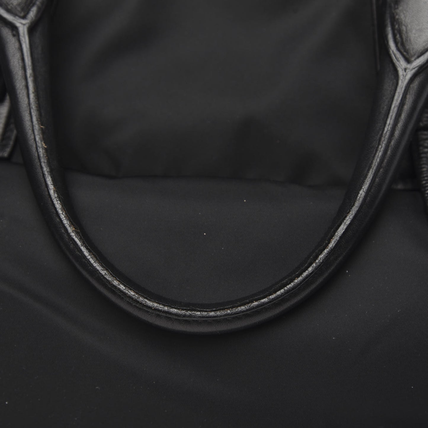 Tessuto Nylon Soft Calf Tote Black