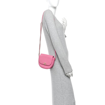 Chanel Goatskin Stitched Casual Trip Messenger Flap Pink 2 of 11
