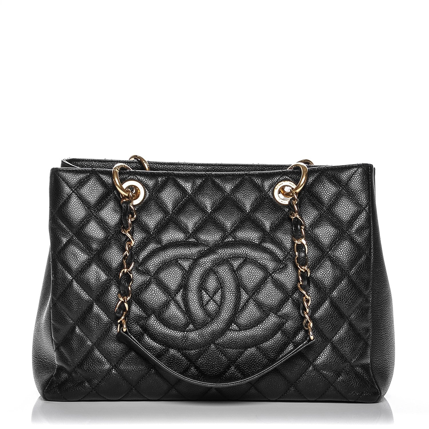 Chanel Caviar Quilted Grand Shopping Tote GST Black 1 of 7