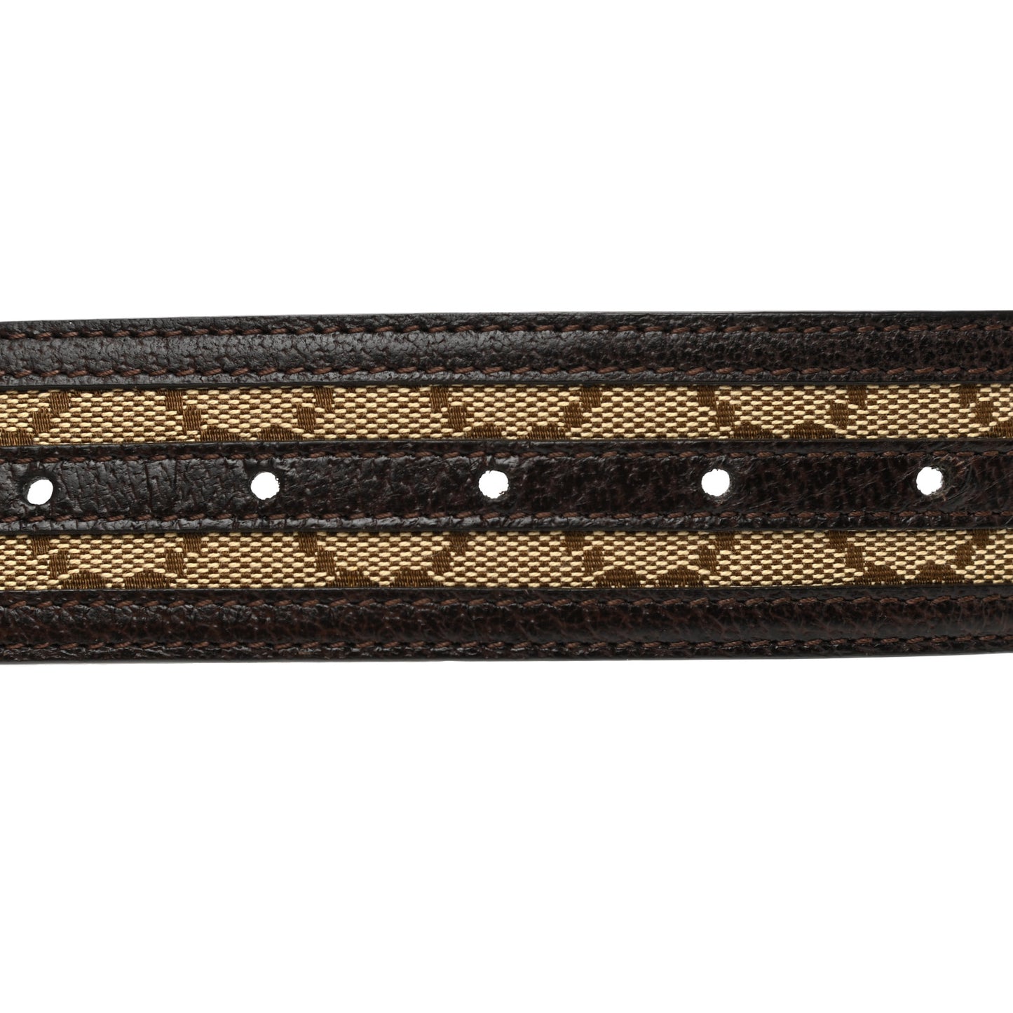 GG Supreme Monogram Interlocking G Belt 90 36 Ebony