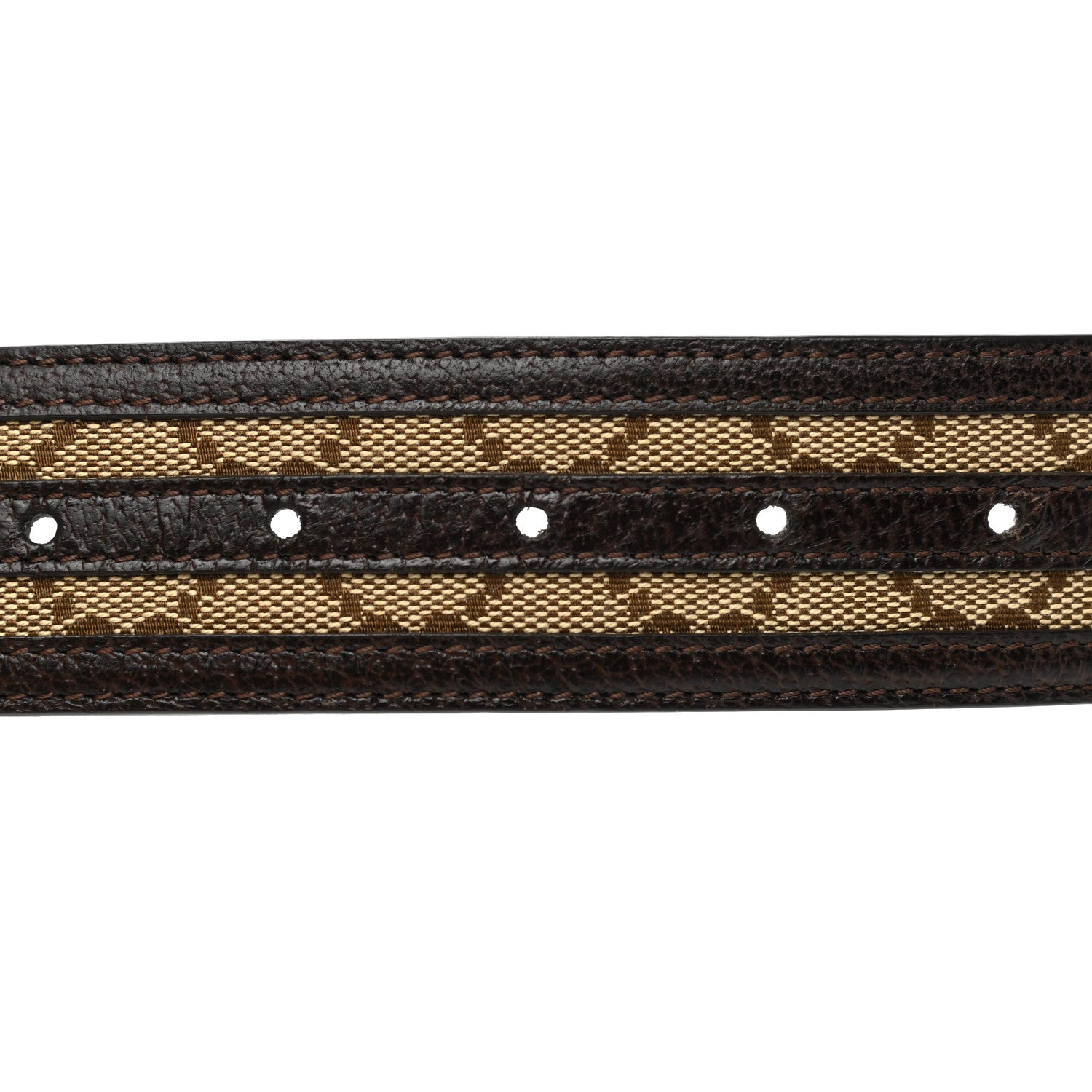 Gucci GG Supreme Monogram Interlocking G Belt 90 36 Ebony 3 of 7