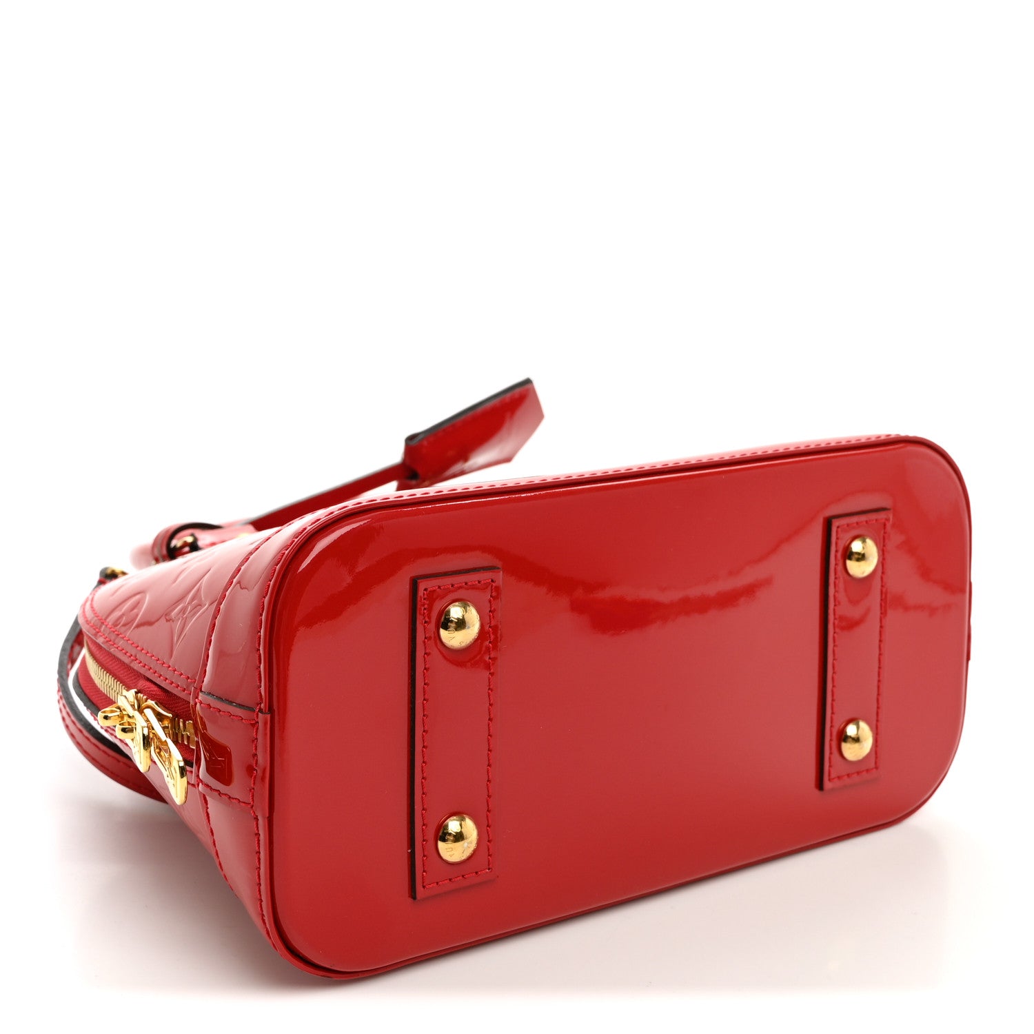 Louis Vuitton Vernis Alma BB Cherry 4 of 9