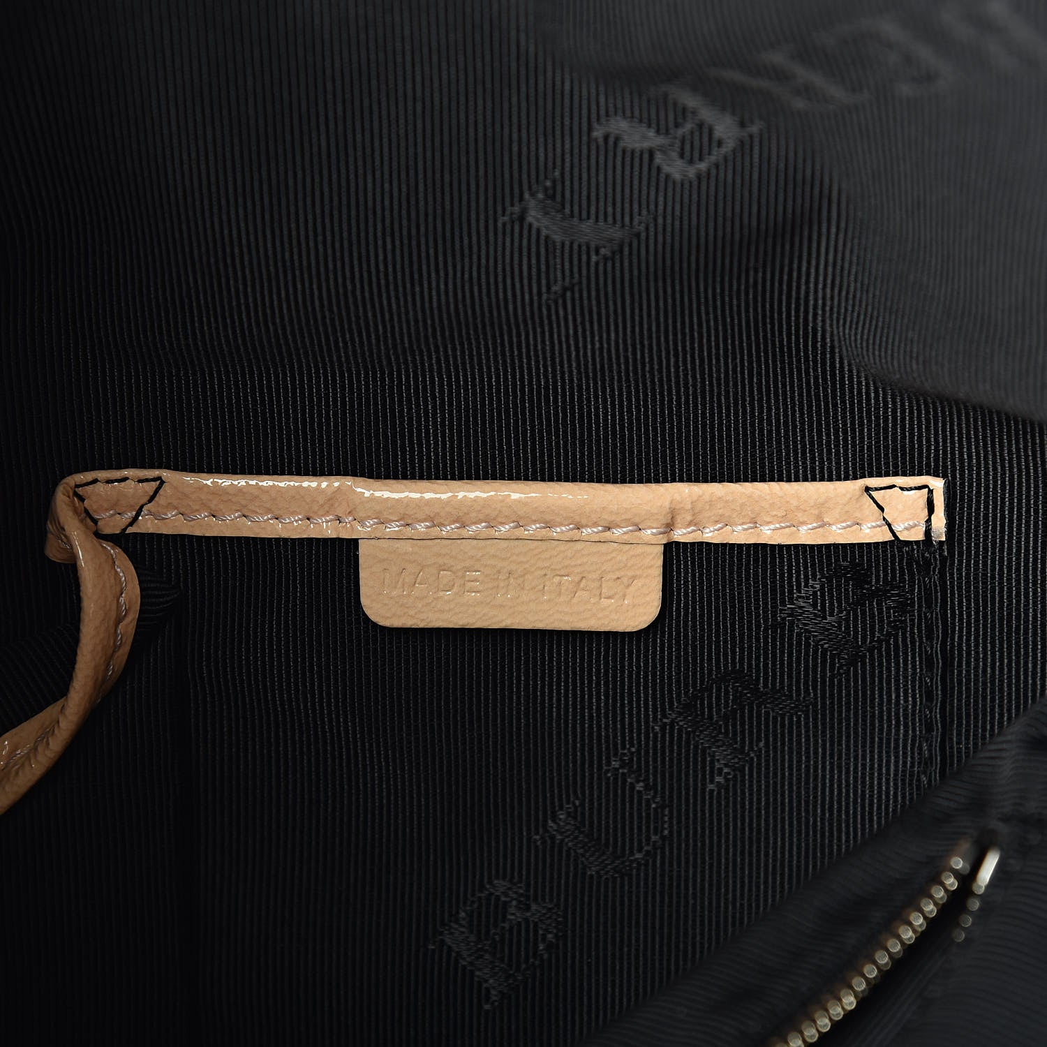 Burberry Patent Fold Over Crossbody Beige 7 of 11
