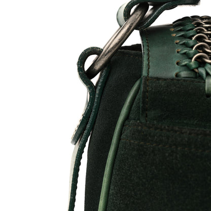 Christian Dior Suede Calfskin Medium Gaucho Double Saddle Green 18 of 18