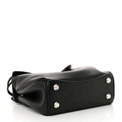 Balenciaga Natural Smooth Calfskin Mini Rodeo Top Handle Handbag Black 4 of 9