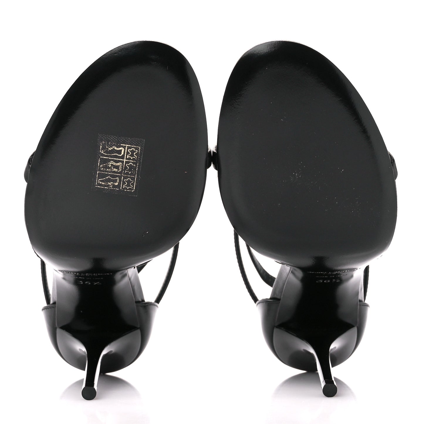 Patent Cassandra 100 Sandals 36.5 Black