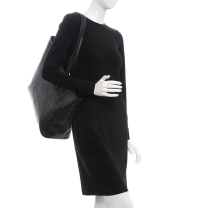 MCM Visetos Large Anya Shopper Tote Black 2 of 13