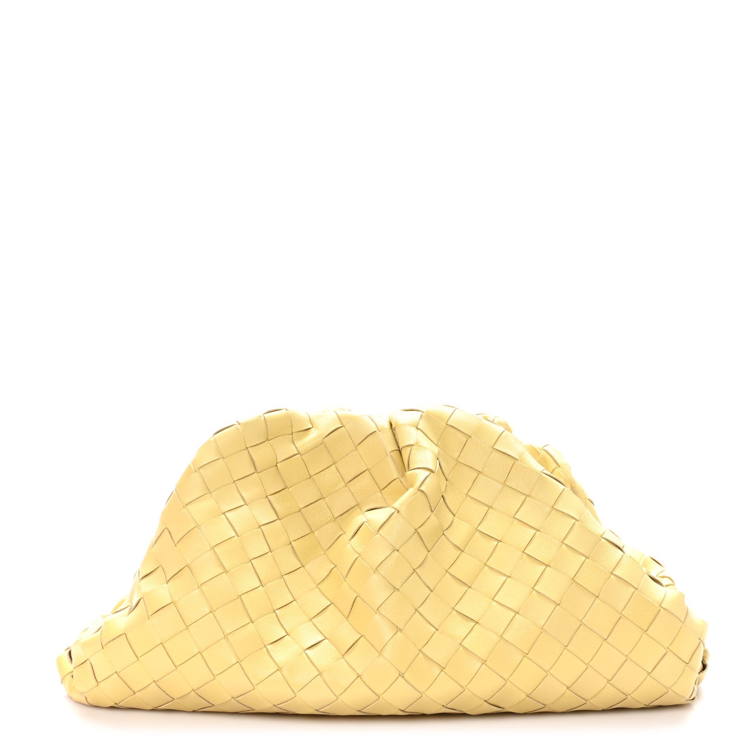 Bottega Veneta Nappa Maxi Intrecciato The Pouch Oversized Clutch Corn 1 of 11
