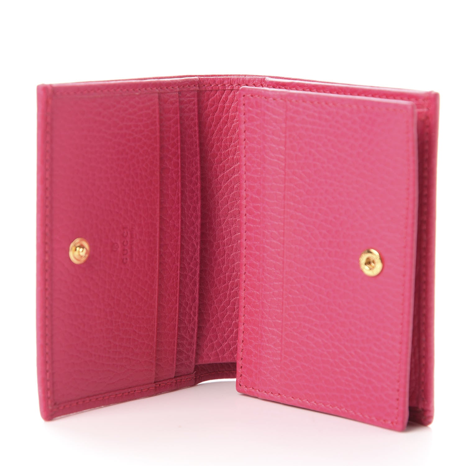 Gucci Dollar Calfskin GG Marmont Card Case Box Pink 5 of 8