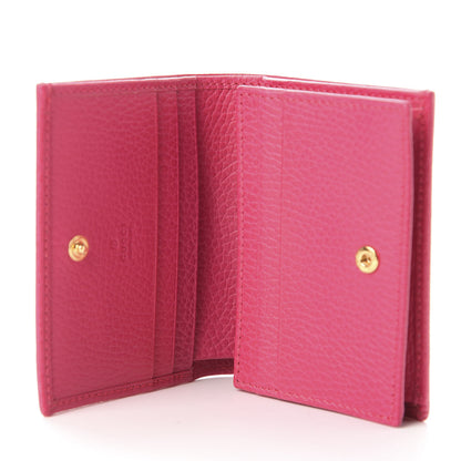 Gucci Dollar Calfskin GG Marmont Card Case Box Pink 5 of 8