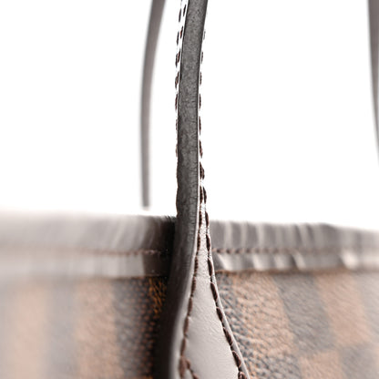 Louis Vuitton Damier Ebene Neo Neverfull MM Rose Ballerine 12 of 14