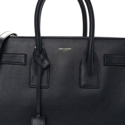 Saint Laurent Calfskin Small Sac De Jour Navy 8 of 10