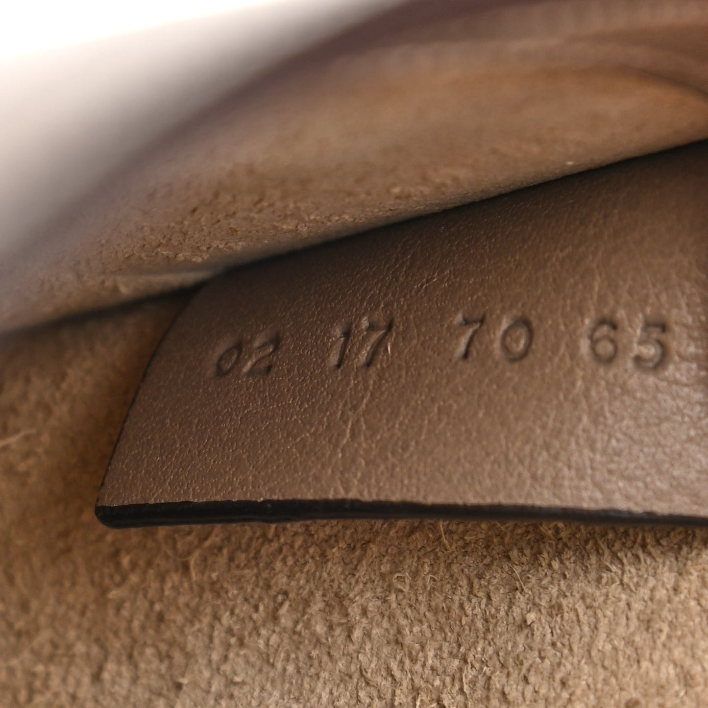 Calfskin Suede Small Nile Bracelet Bag Motty Grey