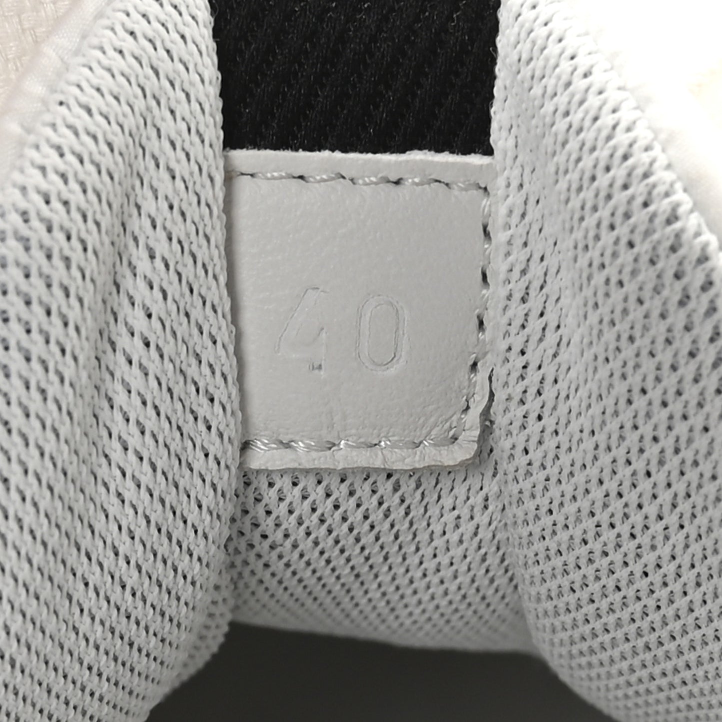 Parachute Fabric Calfskin Impulse Sneakers 40 White
