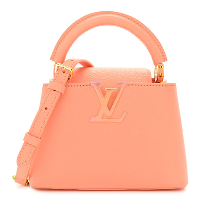 Louis Vuitton Taurillon Mini Capucines Abricot 1 of 9