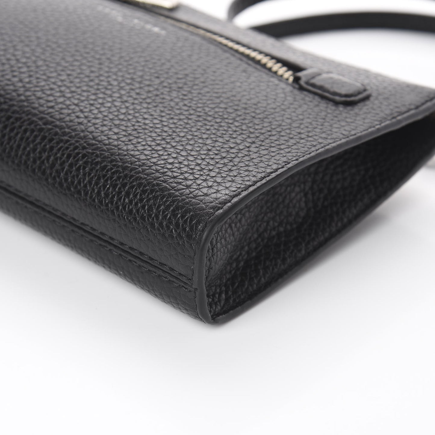 Grained Calfskin Small Recruit Crossbody Black