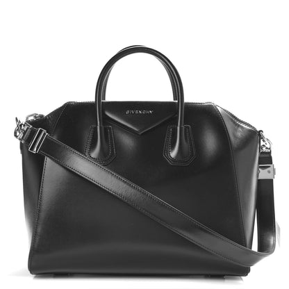 Givenchy Shiny Lord Calfskin Medium Antigona Black 1 of 10