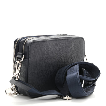 Christian Dior X AIR JORDAN Grained Calfskin Crossbody Blue 3 of 8