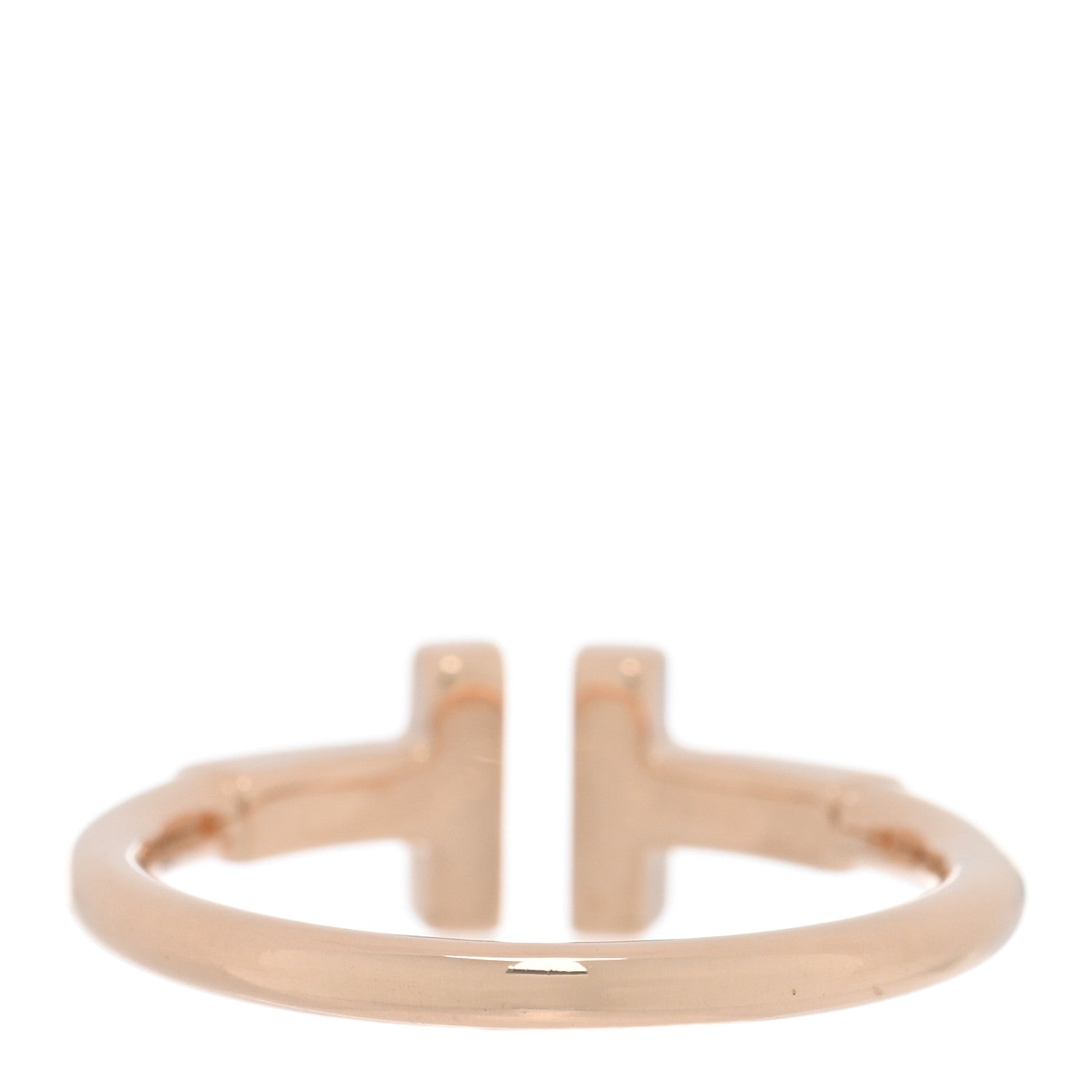 Tiffany 18K Yellow Gold T Wire Ring 48 4.5 3 of 5