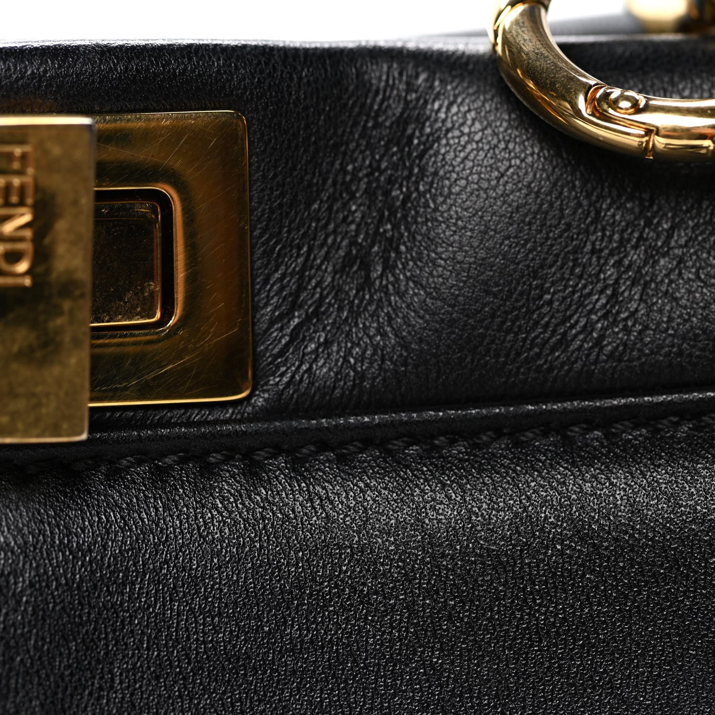 Nappa Mini Peekaboo Iconic Satchel Black