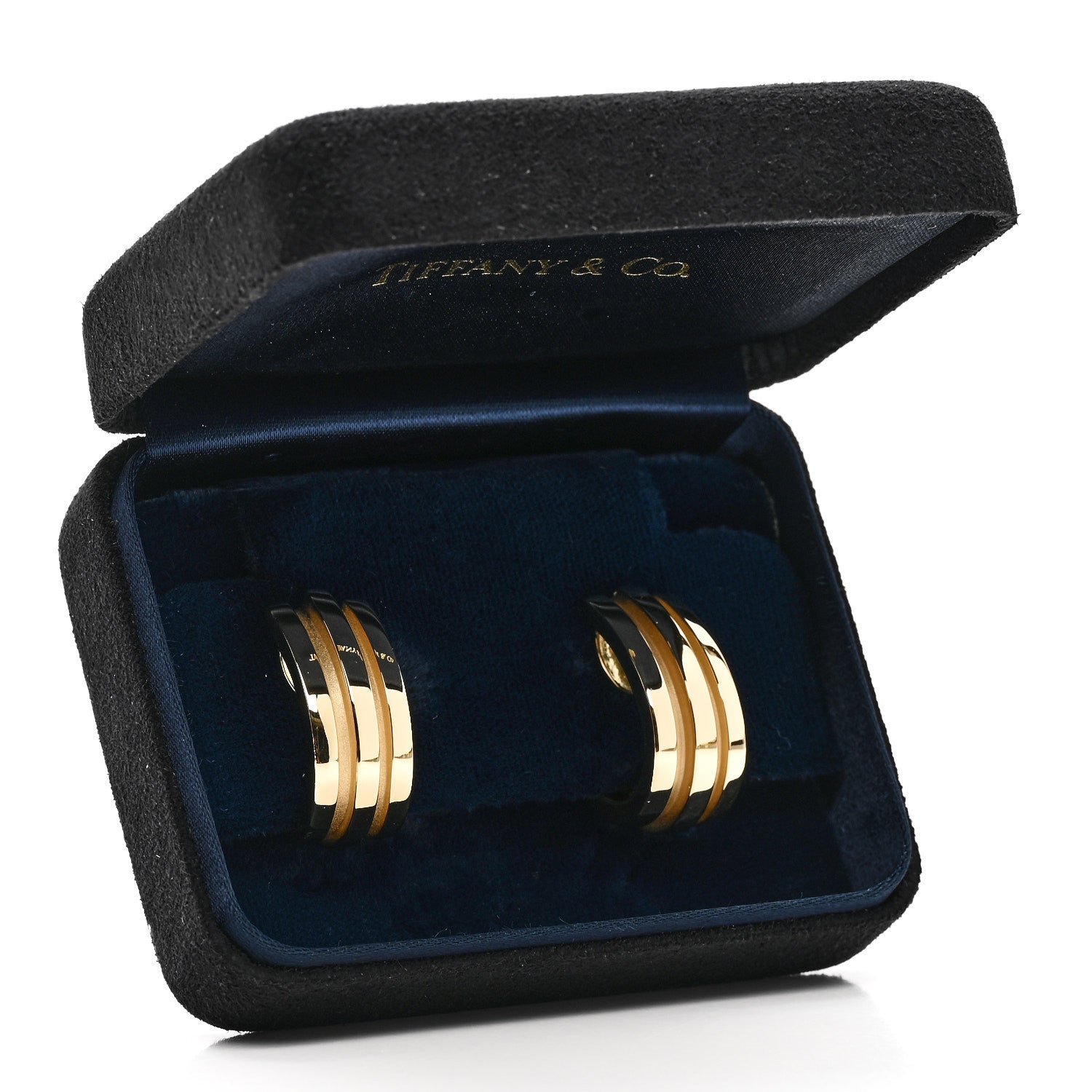 Tiffany 18K Yellow Gold Atlas Hoop Earrings 5 of 5