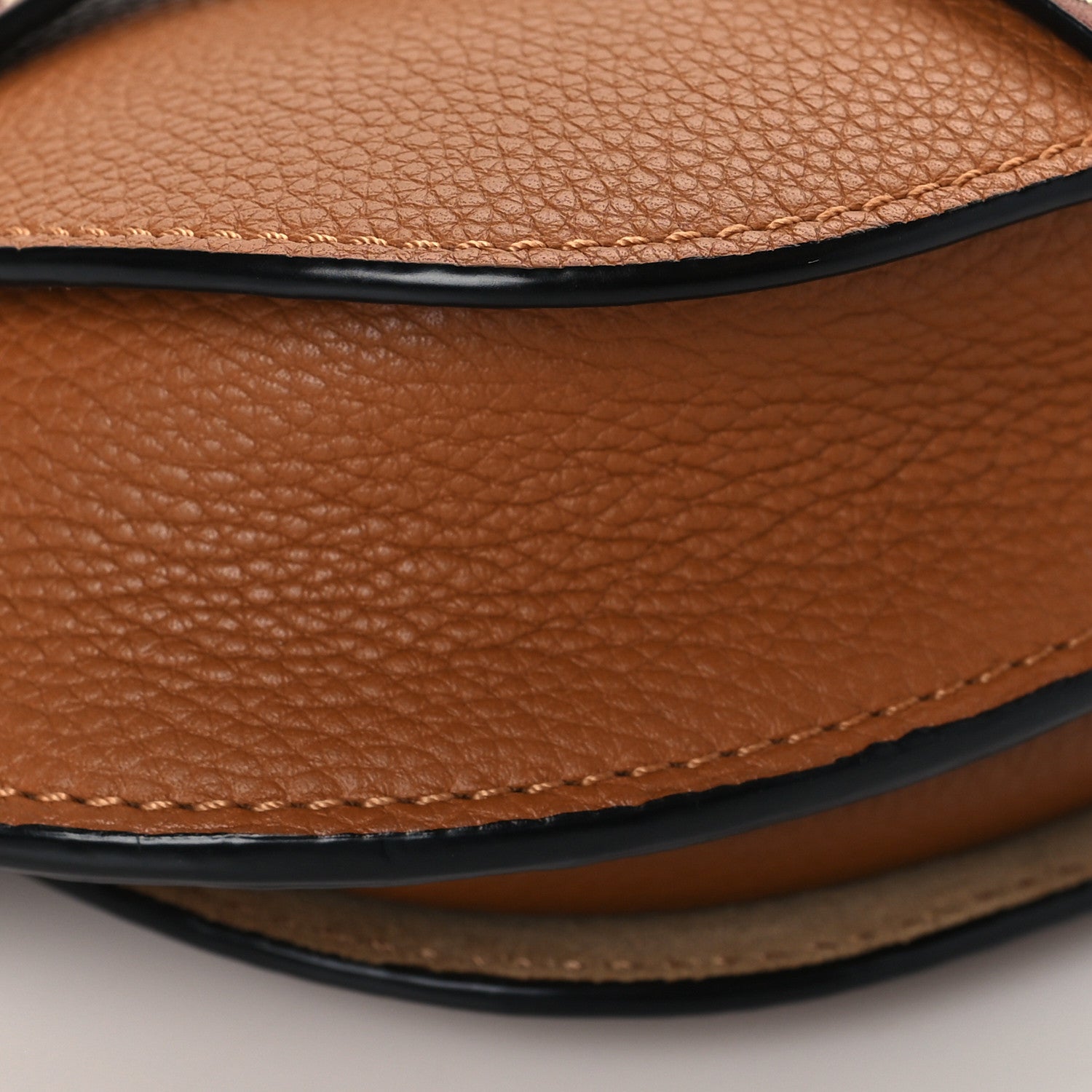 Loewe Grained Calfskin Mini Gate Crossbody Bag Caramel Pecan 8 of 9