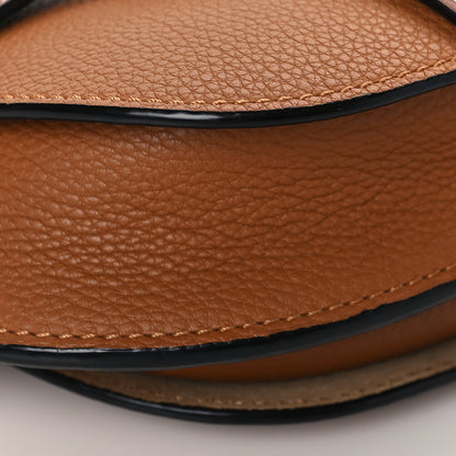 Loewe Grained Calfskin Mini Gate Crossbody Bag Caramel Pecan 8 of 9