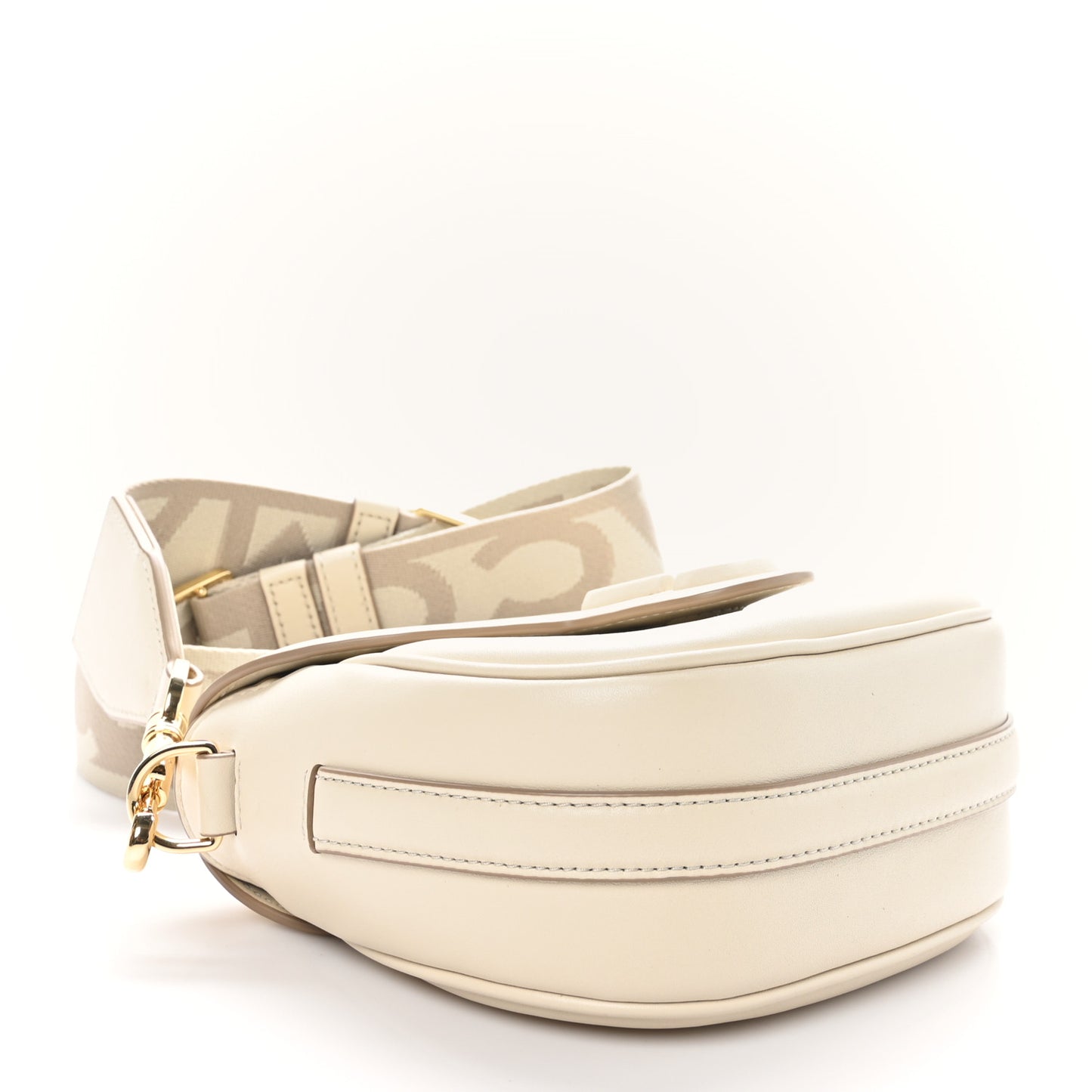 Calfskin Small The J Marc Saddle Cloud White