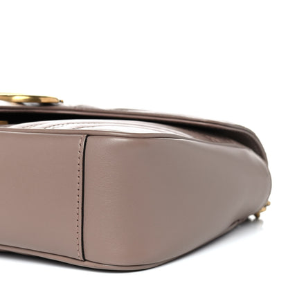 Gucci Calfskin Matelasse Small GG Marmont Shoulder Bag Porcelain Rose 6 of 12