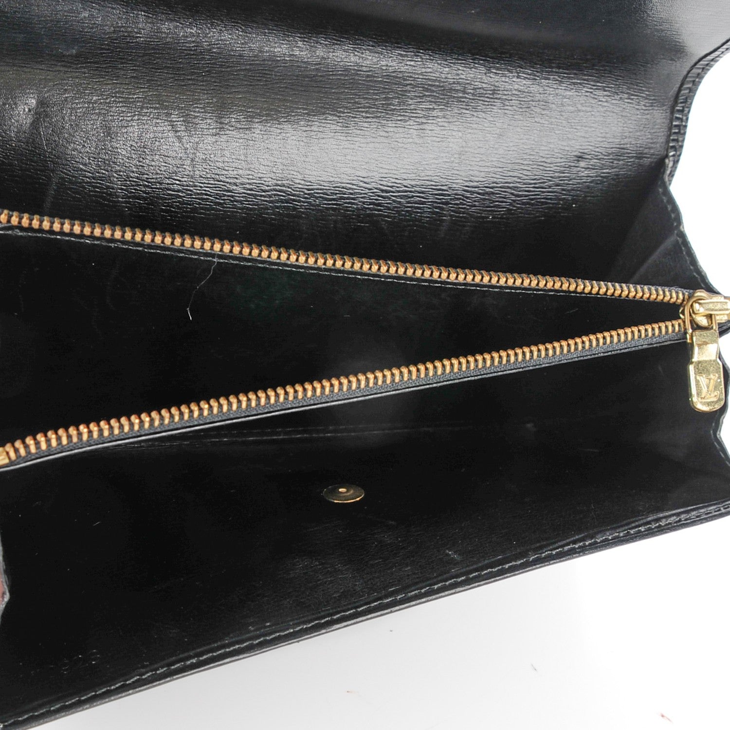 Louis Vuitton Epi Sarah Wallet Black 5 of 7