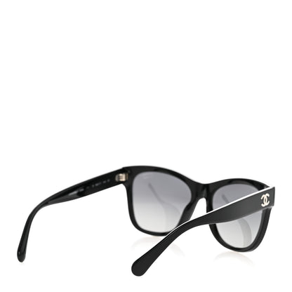 Chanel Acetate Polarized Square CC Sunglasses 5380 Black 4 of 8
