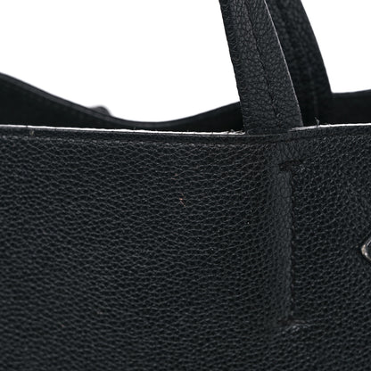 Celine Soft Grained Calfskin Small Belt Cabas Phantom Black 13 of 13