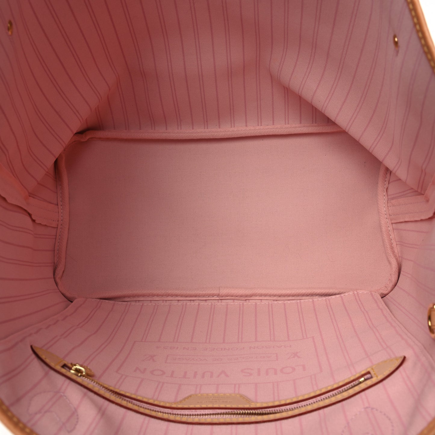 Damier Azur Neo Neverfull MM Rose Ballerine