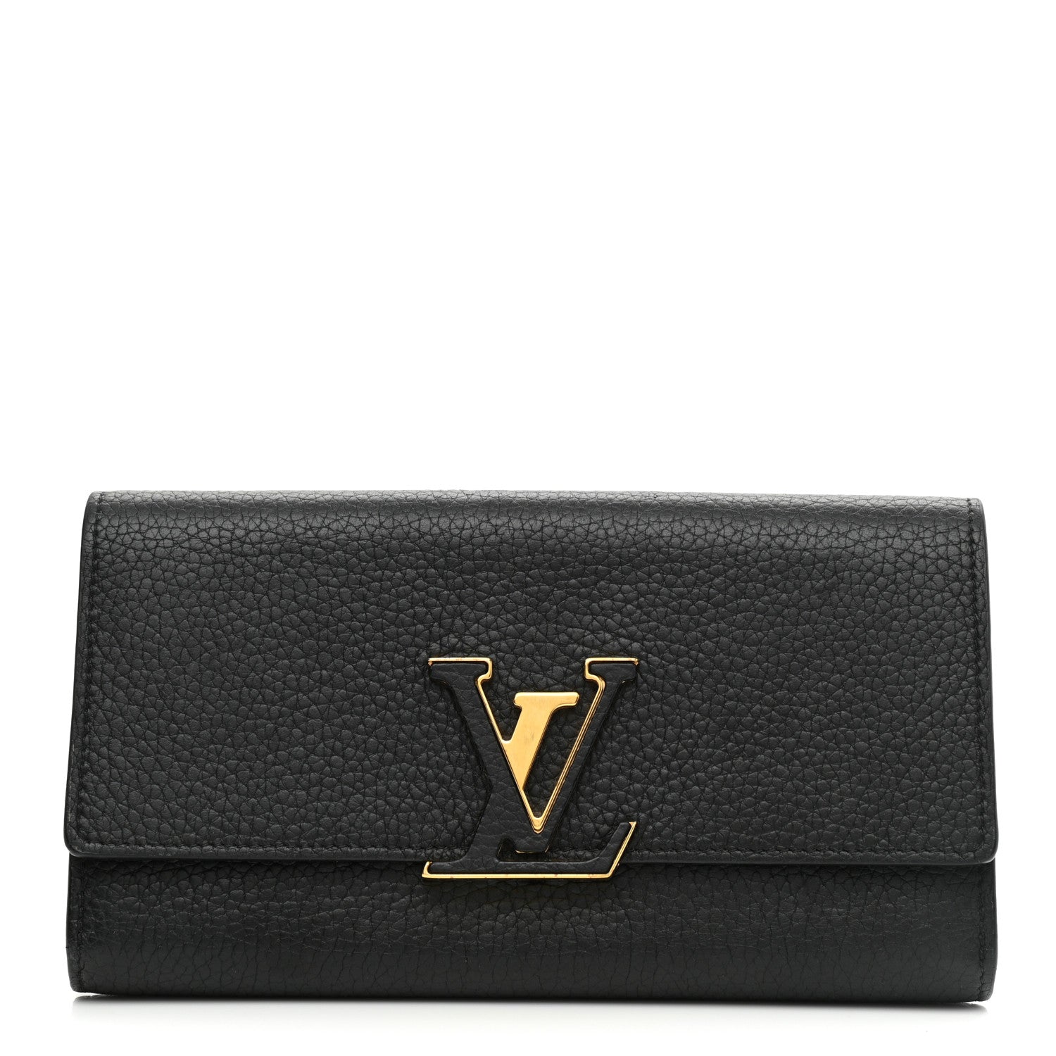 Louis Vuitton Taurillon Capucines Wallet Black 1 of 9