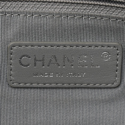 Chanel Calfskin Quilted Large Coco Pleats Tote Black 6 of 34